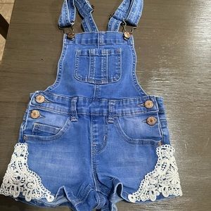 Girls shorts overall